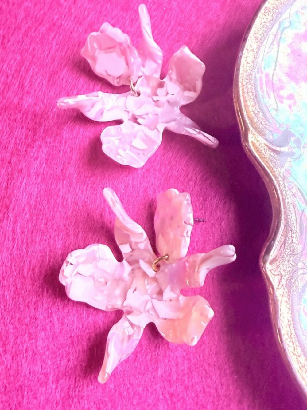 Lele Sadoughi Exquisite Small Scale Lily Earrings in Blush Pink Retail: $125 NWO